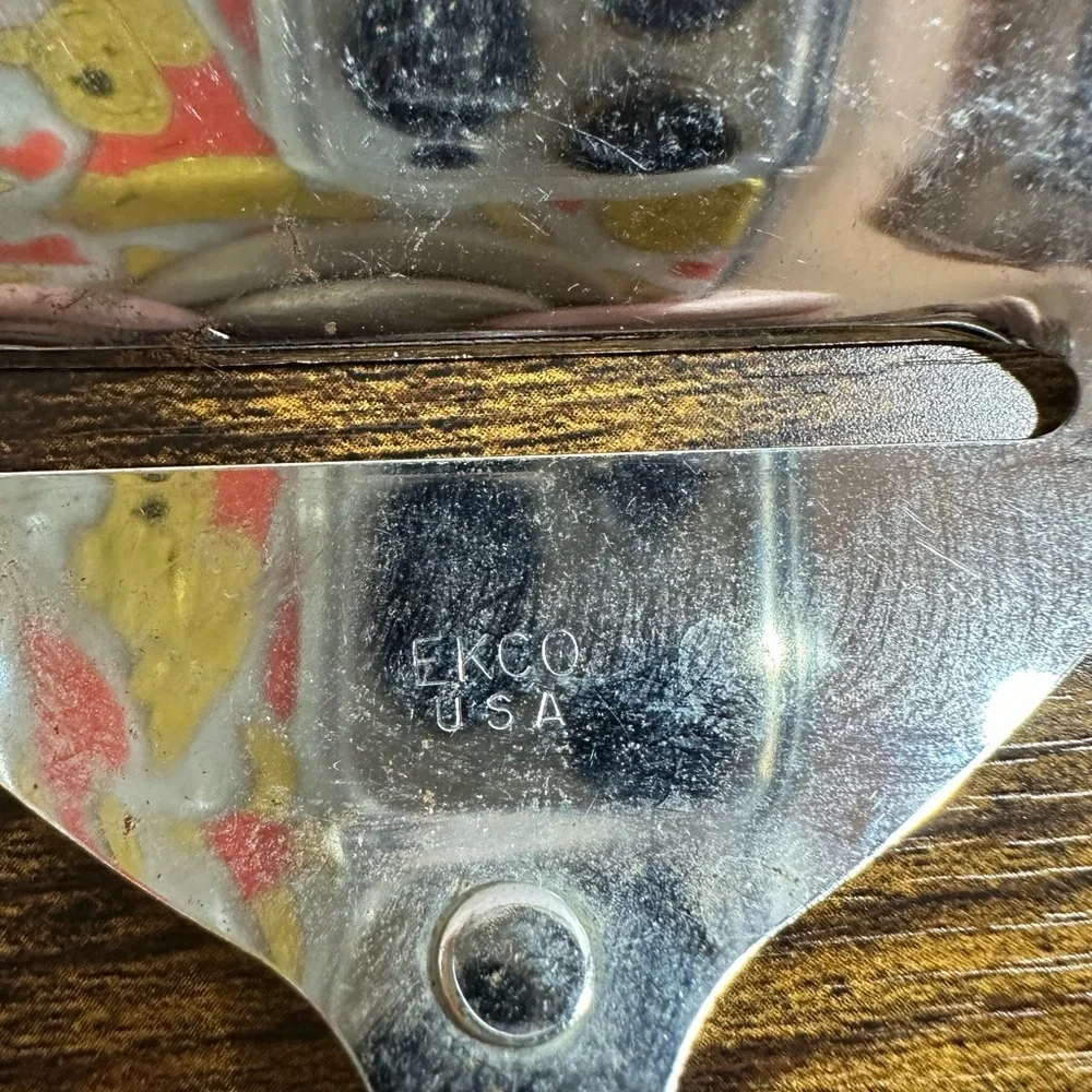 Vtg ECKO Cheese Shaver Slicer Peeler Almond Handle Kitchen‎ Utensil Gadget USA